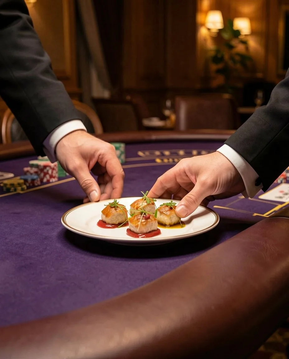 Culinair aanbod en service in de Merendal poker lounge
