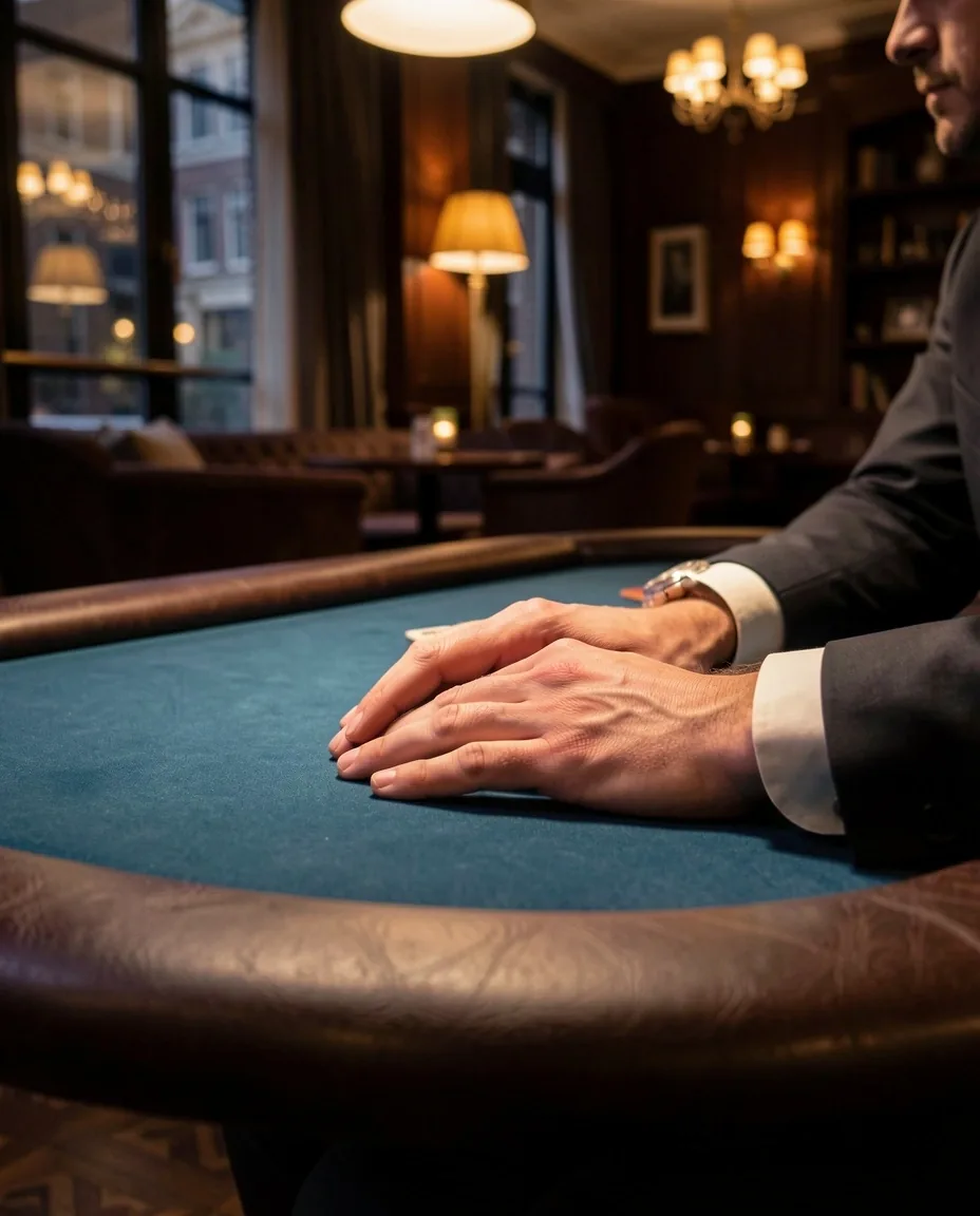 Poker Lounge speeltafel aan de Prinsengracht